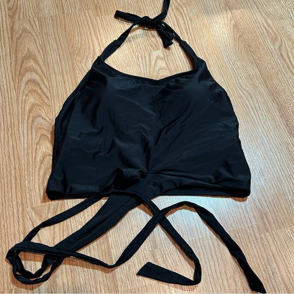 Coral‎ Reef swim black swim top 14/16 - Picture 1 of 4